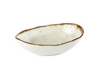 Skål Frida 3.5 ltr 25x25x12 cm Melamin Sort/Trælook,6 Stk/krt
