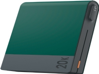 GP Batteries Portable PowerBank M20B, 20000 mAh, Lithium polymer (LiPo), Quick Charge 3.0, Grøn