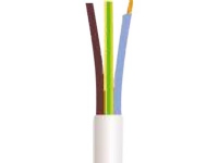 Pkaj 3G1,5mm2 hvid 50m rg - Plastkappeledning PKAJ 3G1,5mm2 hvid 50m rg halogenfri