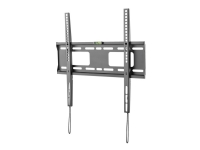 DELTACO ARM-1150 - Heavy Duty - beslag - fikseret - for LCD-display/kurvet LCD-display - låsbar - plastik, stål - mat sort - skærmstørrelse: 32-55