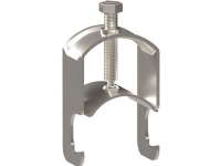 WIBE GROUP Kabelklemme ARX1-44 Zink+ til enkelt kabel - korrosionklasse C4, Højde 77 mm, Bredde 49 mm, Dybde 30 mm, Kabel ø44 mm.
