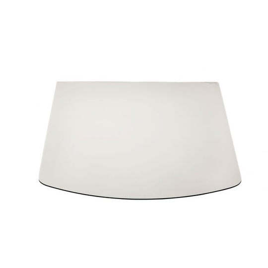 Glasplade Med Bue I Front Klar 850x750x6mm