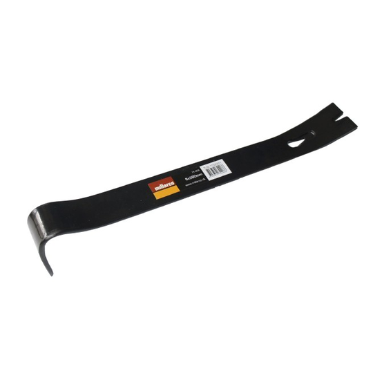 Millarco Brækjern fladt 6x380 mm.