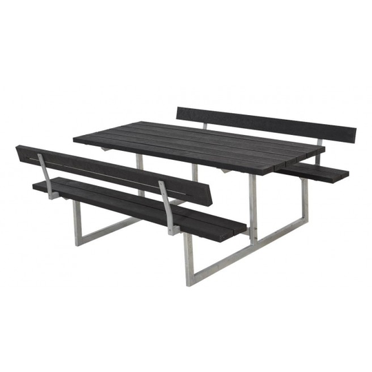Plus Basic Bord/Bænke-sæt m/2 ryglæn genbrugsplast 185812-25
