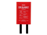 Nexa Brandfilt 120x120cm Röd - Hård Box FBDH-120