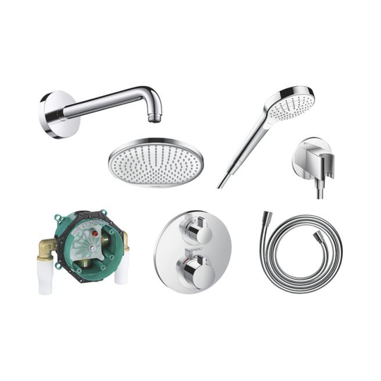 Hansgrohe Ecostat Brusestangssæt Indbygningssæt