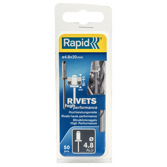 Rapid Blindnitte - Ø4,8 x 20 mm - 50 stk