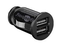 Goobay Dual KFZ Adapter 3,4 A kompakte Stromversorgung für Handys und Tablet
