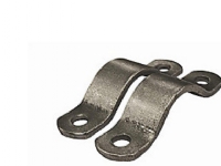 Sort halsjern DN 80/88,9 - 30 x 5 mm fladstål. 1 sæt= 2 halvdele