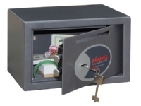 Phoenix Safe Co. Vela SS0801KD, Grafit, Nøgle, 10 L, Stål, 310 mm, 200 mm