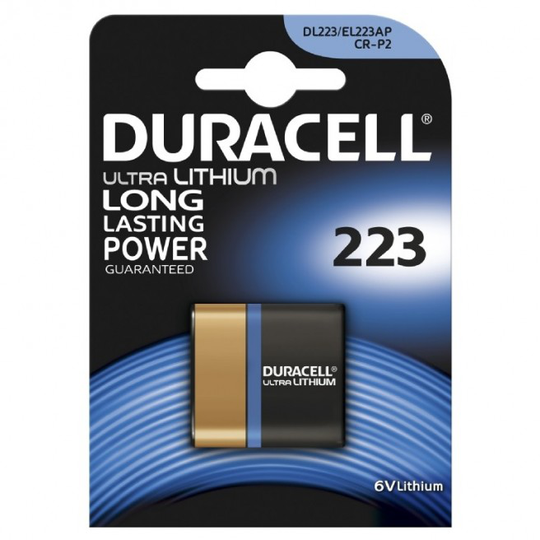 Duracell Electronic Photo 223 - 1pk. - Batteri