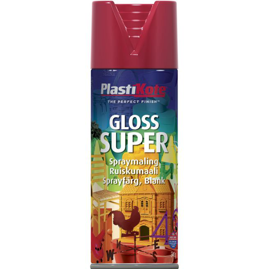 Plasti Kote Pk Super 1120 - Signal Rød 400ml