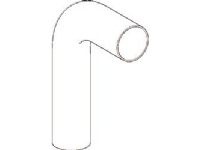 GEBERIT Bøjning 90 grader rustfri 22 mm nippel / nippel mapress