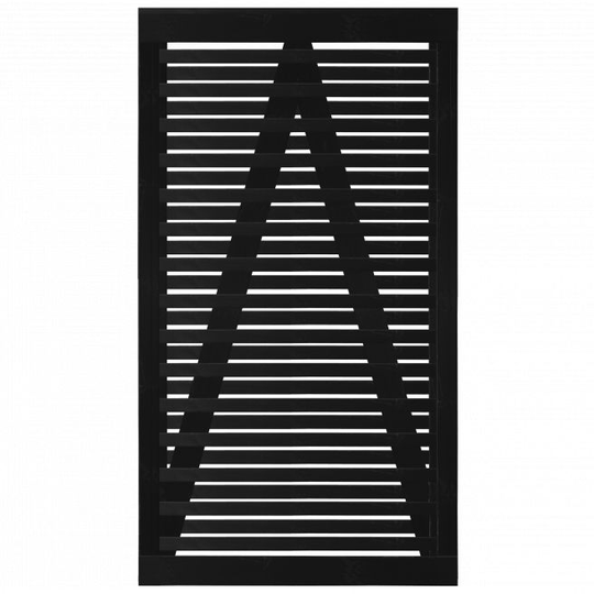 Plus Osaka Låge - B 100 cm x H 180 cm - Sort