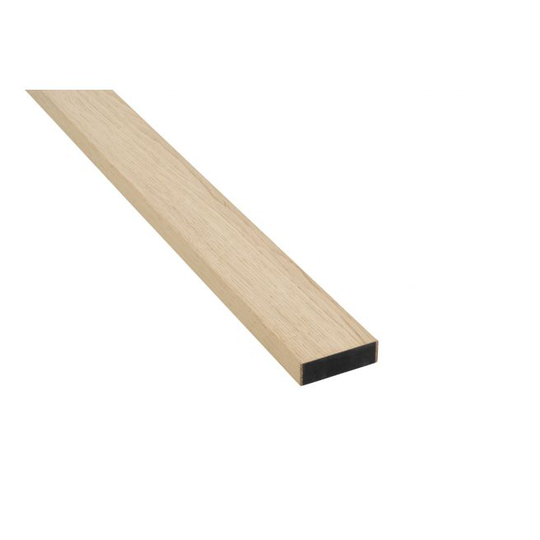 Acupanel Afslutningsliste 2400x65x19 Eg Røget Ubehandlet Sort MDF