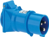 BALS 8626 - ADAPTER CEE 16A 3P - DANSK 16A 2P+J - CEE adaptor / overgang. Han: CEE 6H 16A 3 pol 230V. Hun: Dansk 16A 2 pol+jord 230V