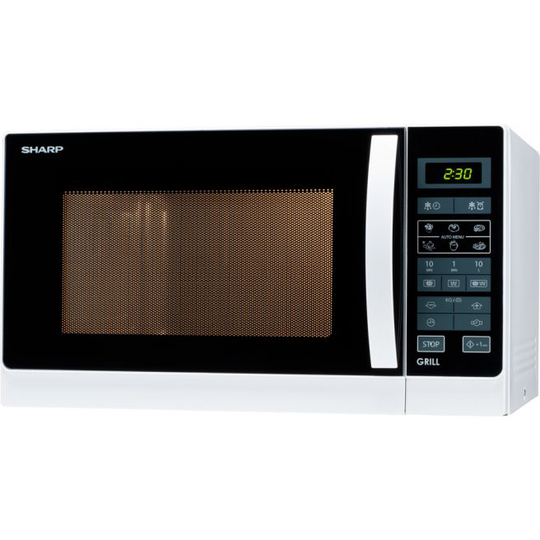 Sharp R-742WW mikrobølgeovn Grill mikroovn 25 L 900 W Sort