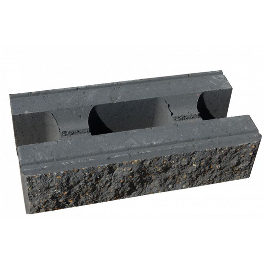 RBR BB Mur - 29x58x15 - Koks - Knæk Støttemur