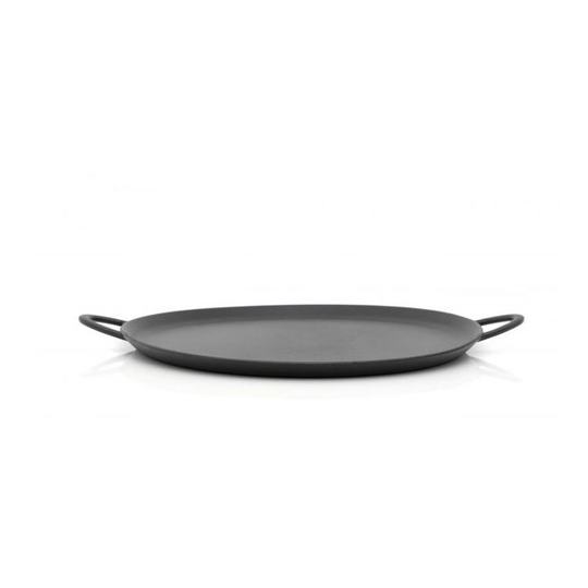 Paleo Pizzapande L, sort, Ø38 - Pande