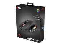 Trust Gaming GXT 940 Xidon RGB - Mus - ergonomisk - højrehåndet - optisk - 8 knapper - kabling - USB 2.0