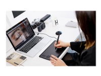 Wacom Intuos Pro Small - Digitizer - højre- og venstrehåndet - 16 x 10 cm - multi-touch - elektromagnetisk - 6 knapper - trådløs, kabling - Bluetooth