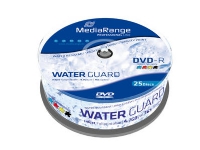 MediaRange - 25 x DVD-R - 4.7 GB 16x - hvid - printbar overflade for ink jet - spindle