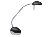 Bordlampe LEDX N, halogenlampe, sort
