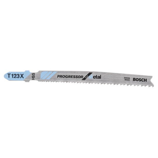Bosch Stiksavklinge T 123 X Prog Metal 25 Stk - 2608638474