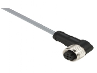 Følerkabel PVC M12 4-pin hun vinklet 2 meter XZCPV1241L2