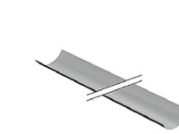 Geberit støtterende 125-3000mm - galv.-sortl. 368.850.00.1