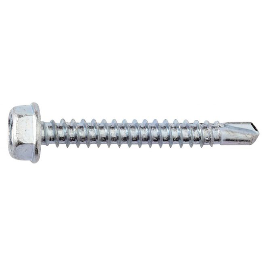 ITW METAL+ HEX, Elforzinket - Pladeskrue - 4,2 x 19 - 137586