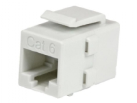 StarTech.com White Cat 6 RJ45 Keystone Jack Network Coupler F/F - RJ45 Coupler - Cat6 Coupler - F/F Cat6 Keystone Jack White Modular (C6KEYCOUPLWH) -