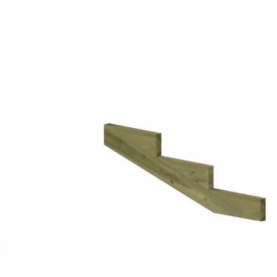 19º trappevange 3 trin - Trinbredde 39 cm - 525543
