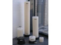 Udendørslys Ø150x150 mm Brændetid 45 timer Elfenben,2 stk/krt