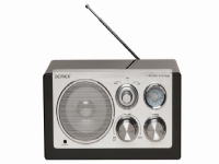 Denver Electronics TR-61, Bærbar, AM,FM, Sort, Dreje, AA, 226 mm