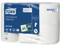 Toiletpapir Tork Universal 2-lag 38 m,7 pk x 6 rl/krt