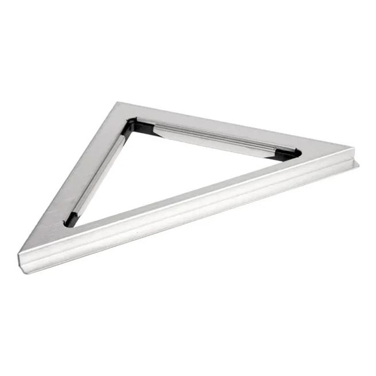 Unidrain Classicline Ramme Linje Hjørne H 8 Mm Børstet stål