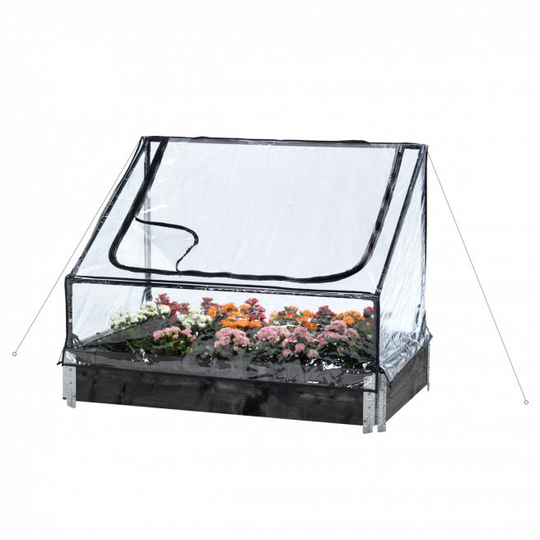 Bed-drivhus Lav 115x76x40/70 Cm