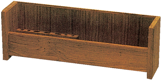 Navigationshylde, teak 44 x 10 x 15 cm.