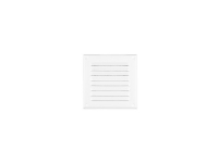 Unite ventilationsrist i metal MTA2B Hvid