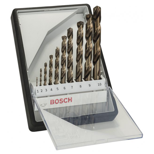 Bosch Metalborsæt HSS-CO 10 Stk Robustlline - 2607019925