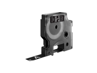 Labeltape DYMO® D1 hvid på sort 12mm x 7m