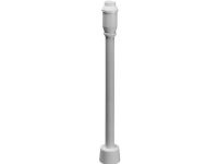 Purus vandlåssæt lige Ø32 mm 1 1/4 650 mm hvid med afløbsrør og roset