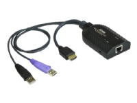 ATEN KA7168 - Adapter til tastatur/ video / mus (KVM) - USB, HDMI (han) til RJ-45 (hun)