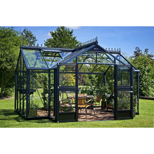 Juliana Orangeri 15,2 m² antracitgrå m/ 3 mm hærdet glas