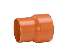 PVC-overgangsstykke 160mm - til stbj. spidsende. Uponor