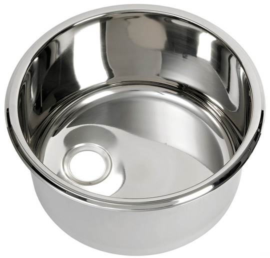 S.s round sink 285x180mm