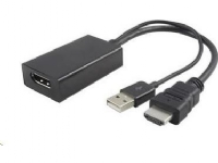AV PremiumCord HDMI + USB Adapter - DisplayPort Black (kportad09)