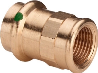 VIEGA Sanpress overgang 1 1/2-42 mm af rødgods muffe/muffe, SC-contur