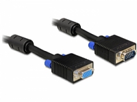 Delock - VGA forlængerkabel - HD-15 (VGA) (han) til HD-15 (VGA) (hun) - 3 m